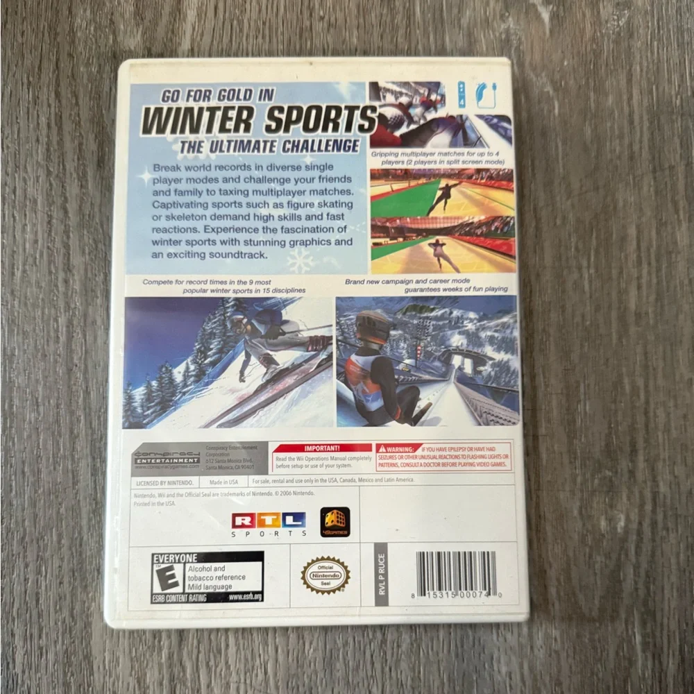 Wii Winter Sports The Ultimate Challenge Complete in Case.